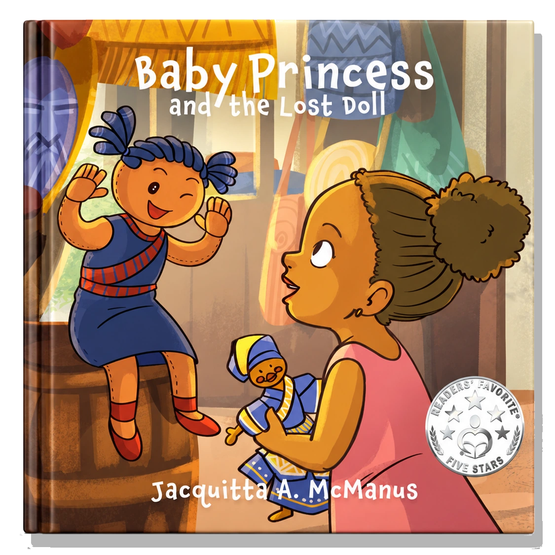 Baby Princess and the Lost Doll illustrated book cover
